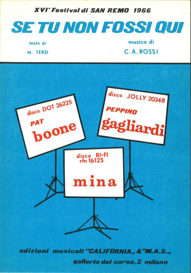 se tu non fossi qui_c. a. rossi_california