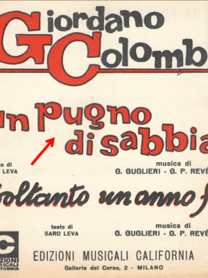 un pugno di sabbia_g. guglieri - g. p. reverberi_california