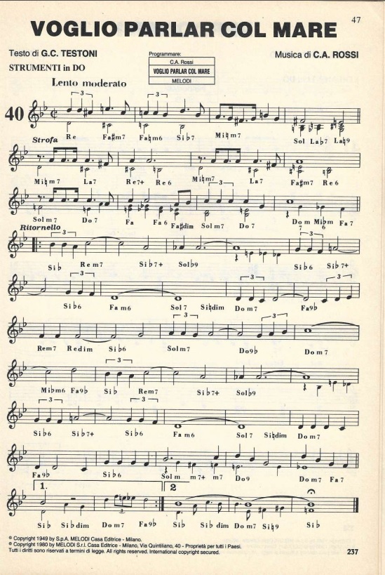voglio parlar col mare_c. a. rossi_melodi