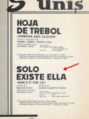 solo existe ella (non c'è che lei)_c. a. rossi_california